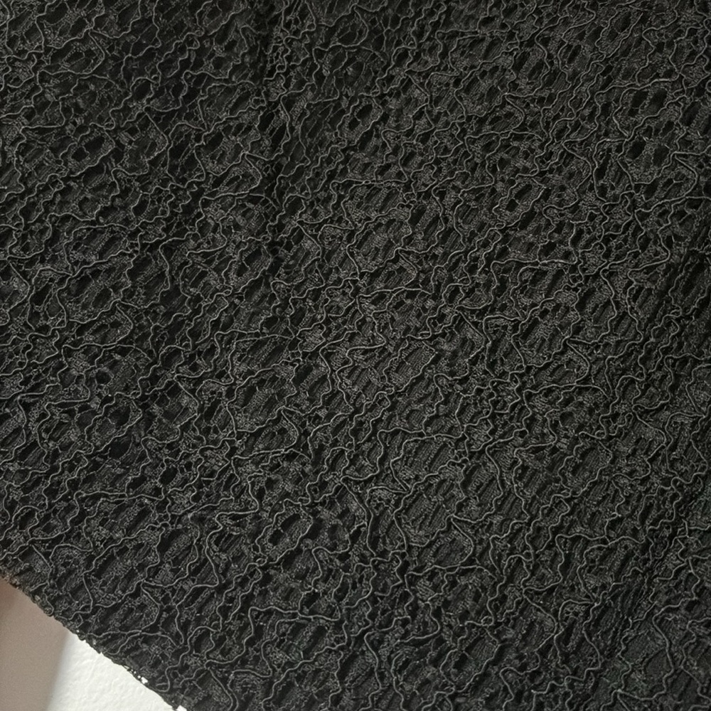 Black Textured Skirt - Picture 3 of 3